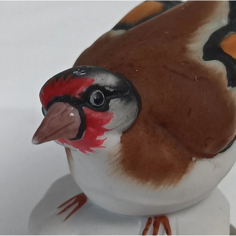Franklin Mint Garden Bird World Snow Bunting Bluejay Goldfinch Lot Mini Figures